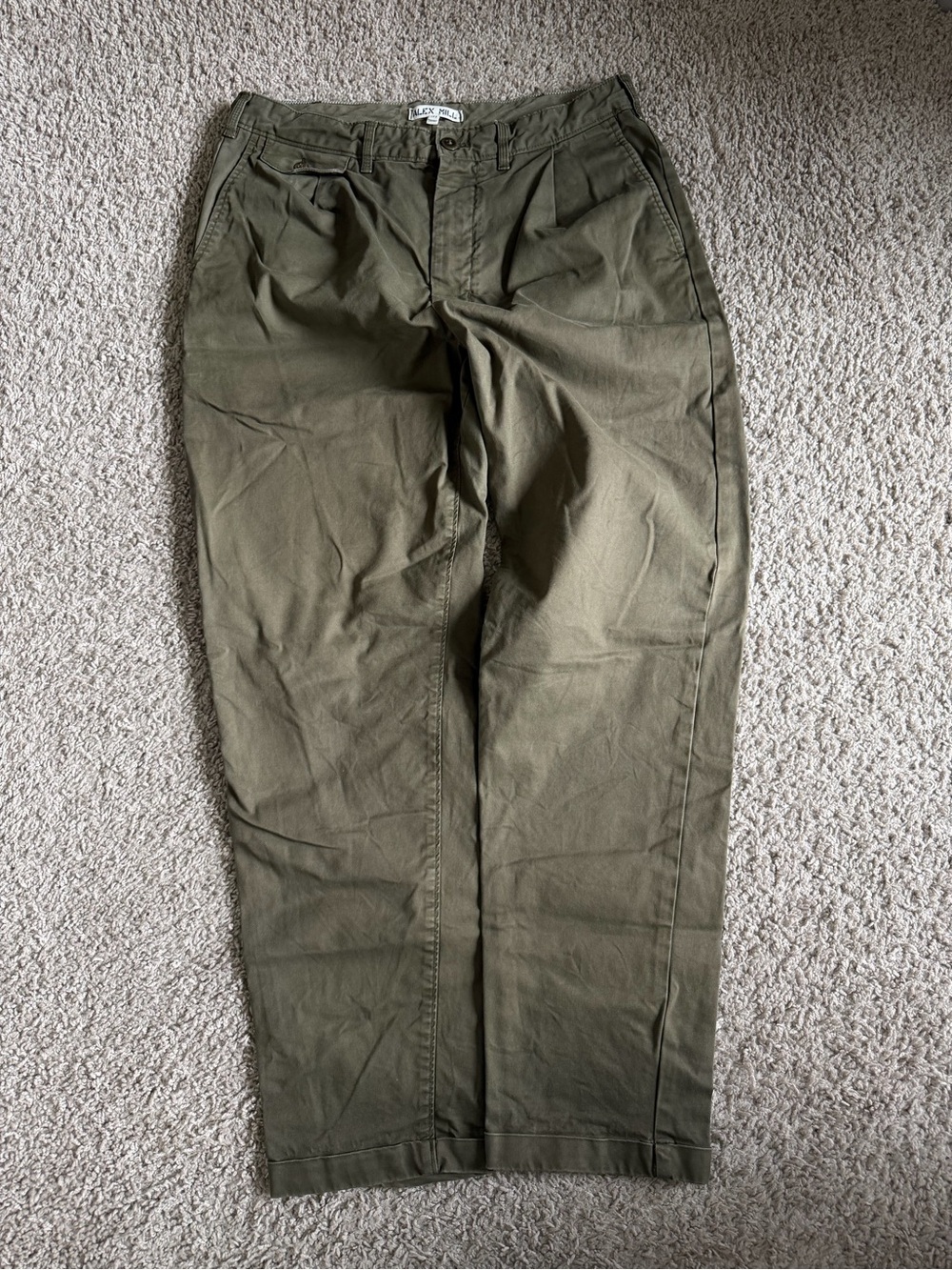 Alex Mill Standard Pleated Chino Pants